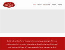 Tablet Screenshot of capitolautoland.com